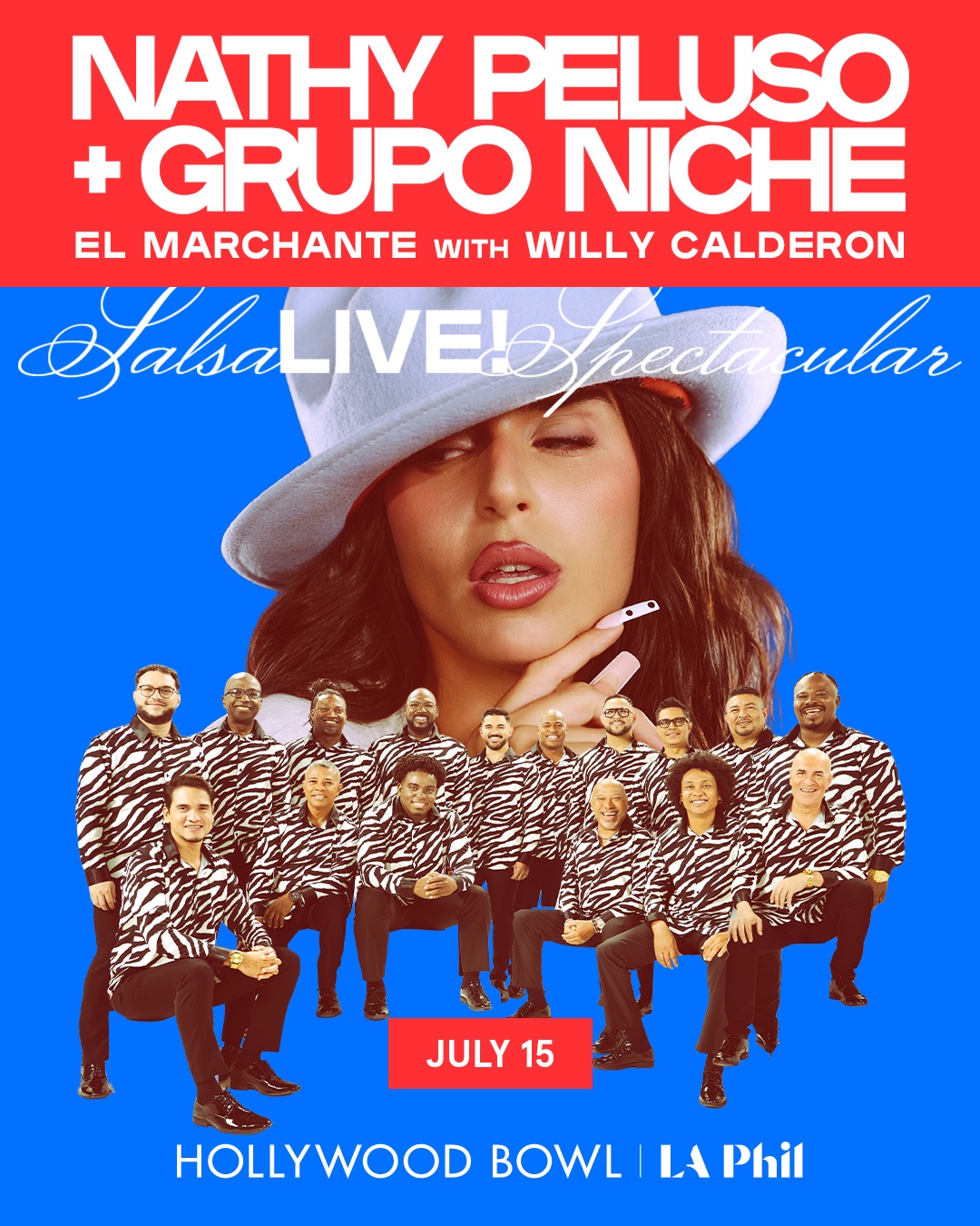 Salsa Spectacular · Nathy Peluso & Grupo Niche · Hollywood Bowl, Los Angeles · July 15, 2026
