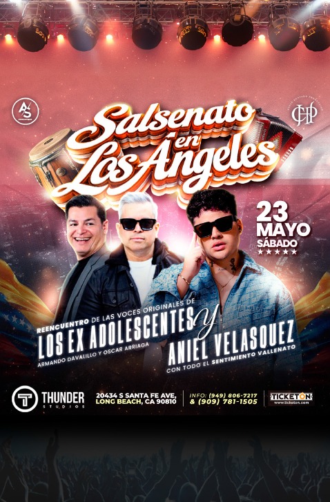 Salsenato en Los Angeles — Los Ex Adolescentes & Aniel Velásquez